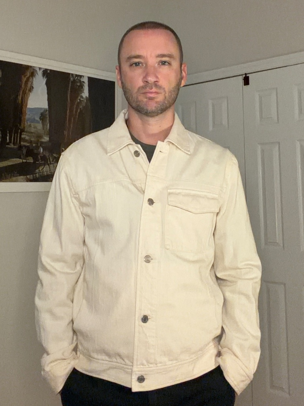 Club Monaco White Jacket (Size M)